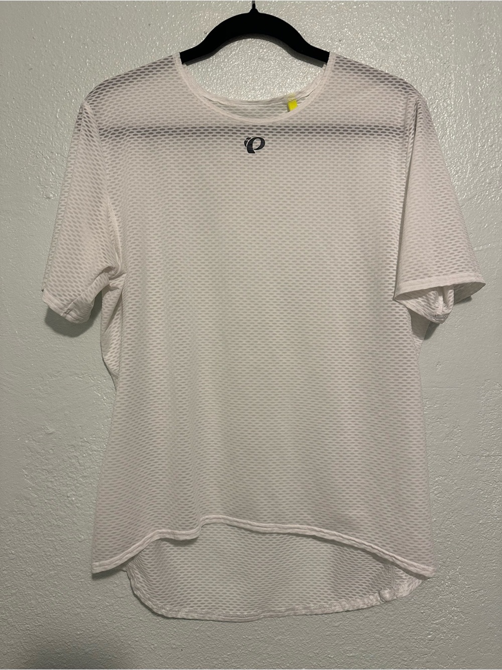 Pearl Izumi White Performance Mesh Short Sleeve Tee Size XL